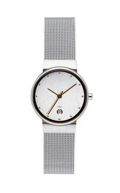 Kırpma yolu ile izole Gümüş Kol saati