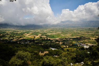 Sun valley, Yunanistan. Crete, Yunanistan adada Lassithi Yaylası.