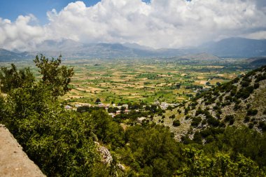 Sun valley, Yunanistan. Crete, Yunanistan adada Lassithi Yaylası.
