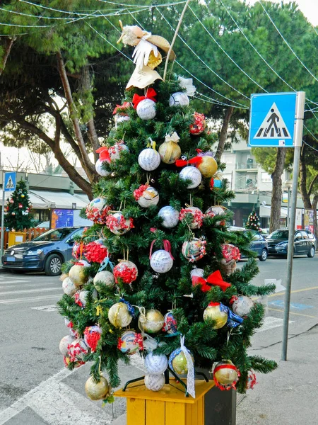 Árbol Navidad Europa Árbol Navidad Decoraciones — Foto de Stock