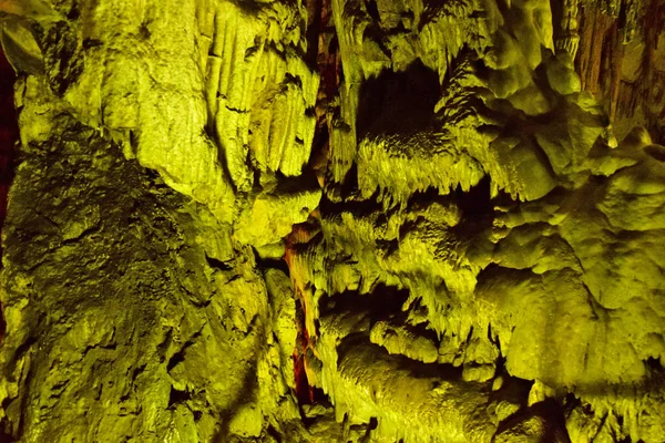 Antiga Caverna Minoica Psychro Sagrada Onde Deus Zeus Nasceu Crete — Fotografia de Stock