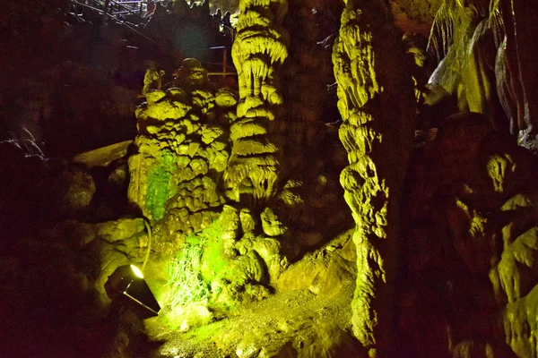 Стародавньої Мінойської Священні Psychro Печери Бог Зевс Народився Крит Греція — стокове фото