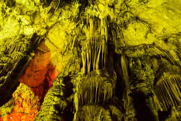 Ancienne Grotte Psycho Sacrée Minoenne Dieu Zeus Est Crete Grèce — Photo