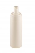 Plastové čerpadlo mýdlo láhev bez štítku izolované na bílém pozadí