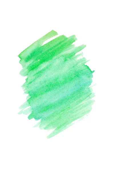Fresh mint watercolor texture background, hand painted. — Stock Photo, Image