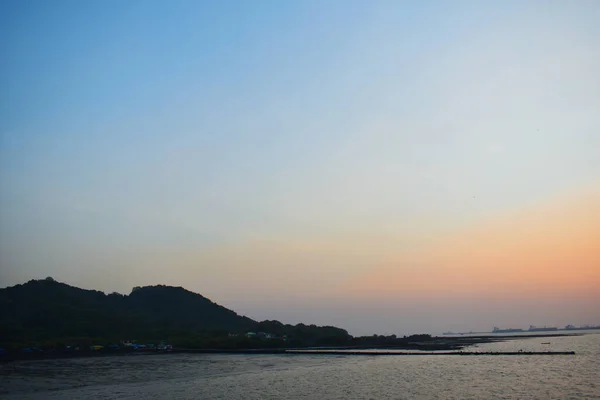 Bela Imagem Ilha Capturada Após Pôr Sol — Fotografia de Stock