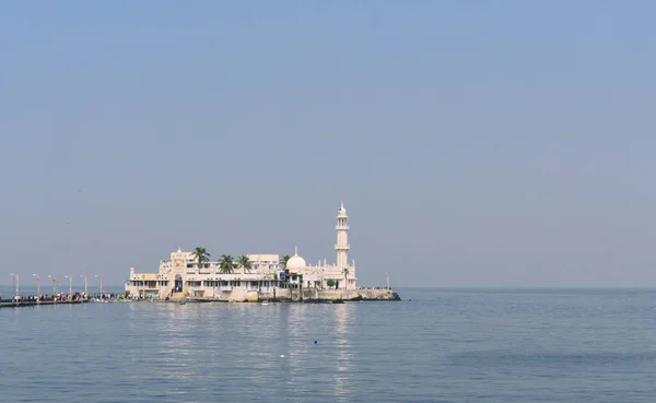 Hadji Ali Dargah Dans Port Bombay Milieu Océan — Photo