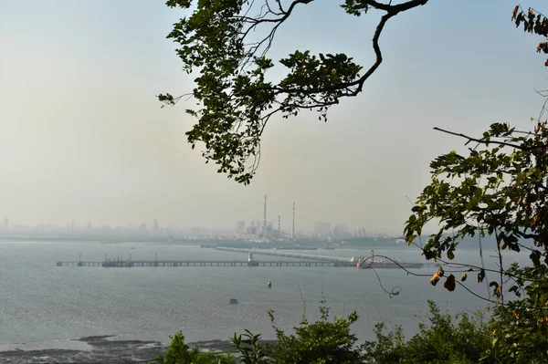 Océan Capturé Distance Côté Port Bombay — Photo