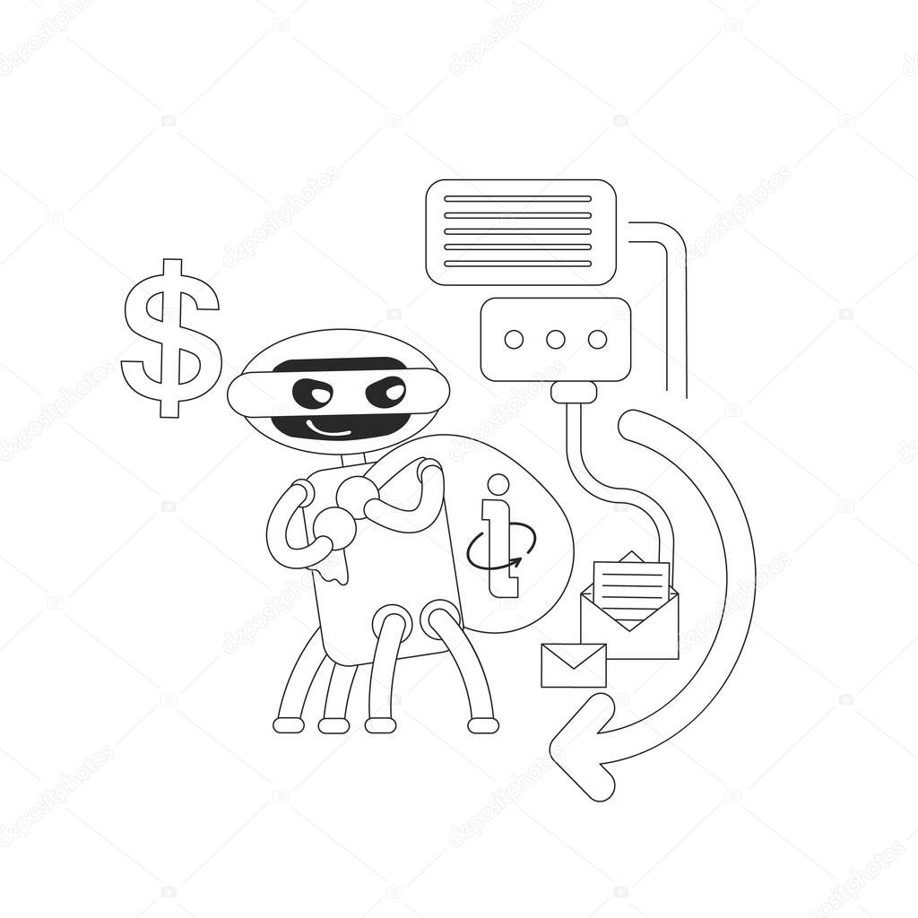 hacking vector robot