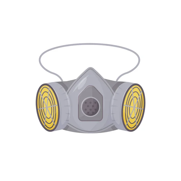 Drivkraft luftrenande respirator tecknad vektor illustration — Stock vektor