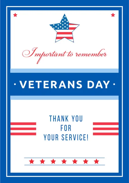 Veterans Day event poster flat vector template. Honor served in Civil War. US freedom and liberty. Brochure, booklet one page concept design. American national holiday flyer, leaflet