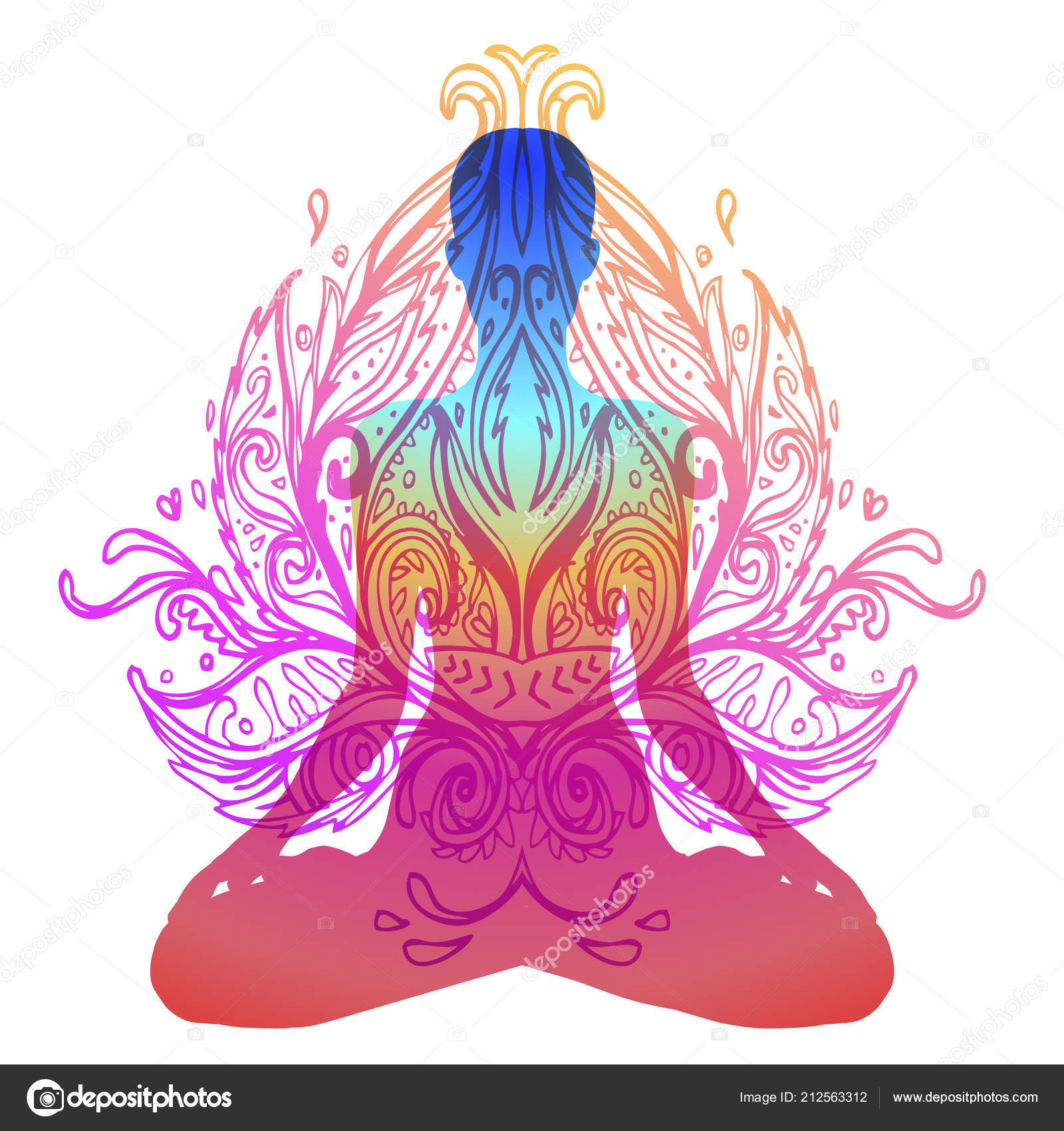 Cosmic Hand Spiritual Buddha Zen - Chakra - Sticker