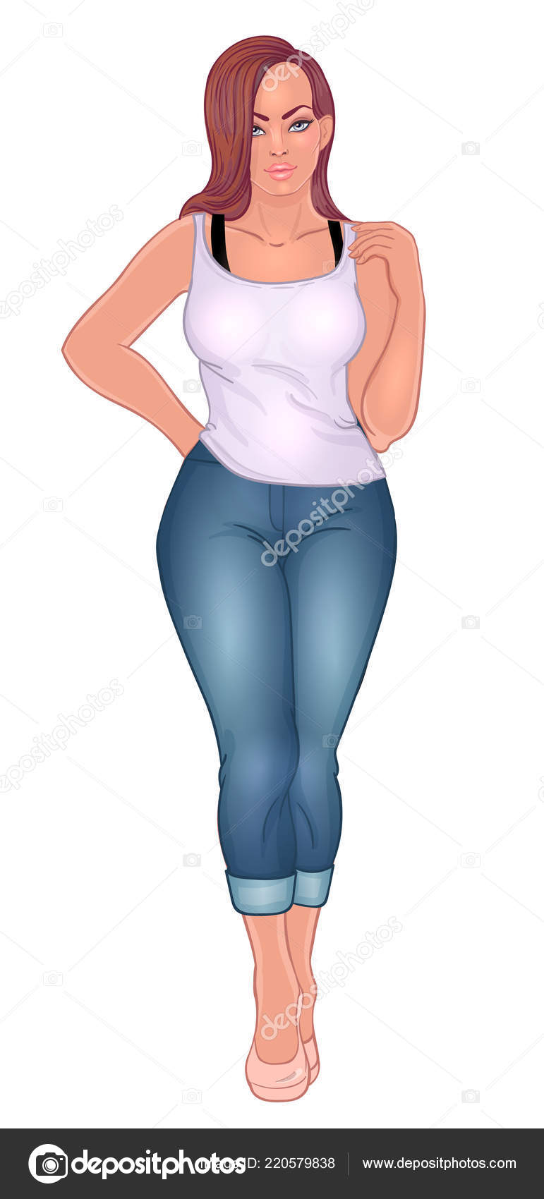 Curvy Fashion Stock Photos and Images - 123RF