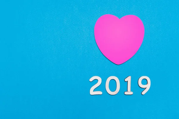 2019 New Year medical symbol background concept. Copy space for text