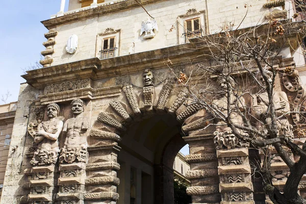 View Porta Nuova Palermo Sicily — Stock Photo, Image