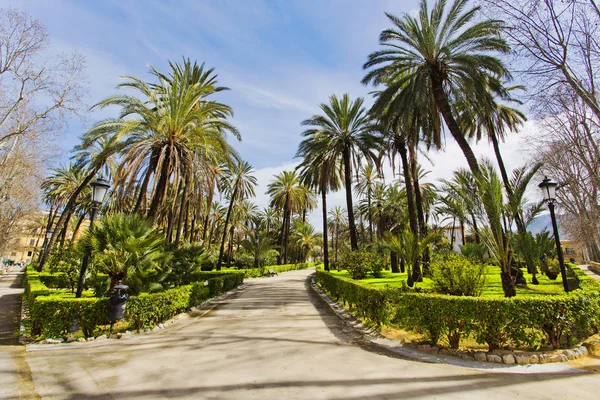 Jardin Villa Bonanno Palerme Sicile — Photo