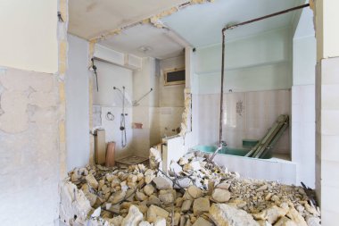 İç fotoğrafçılık. Daire yenilenmedi, yenilenmeden önce oda