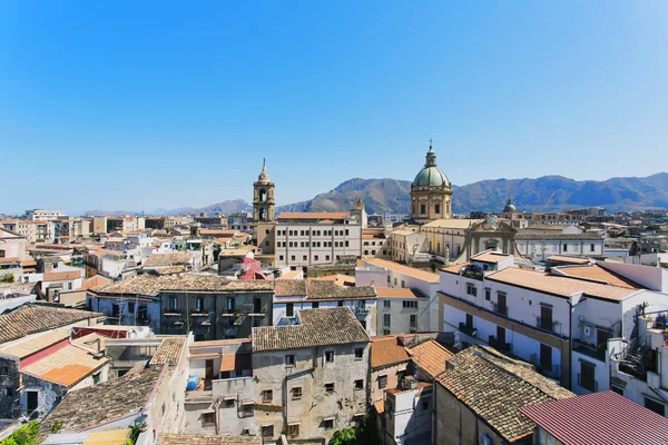 Letecký Pohled Palermo Hlavní Město Sicílie — Stock fotografie