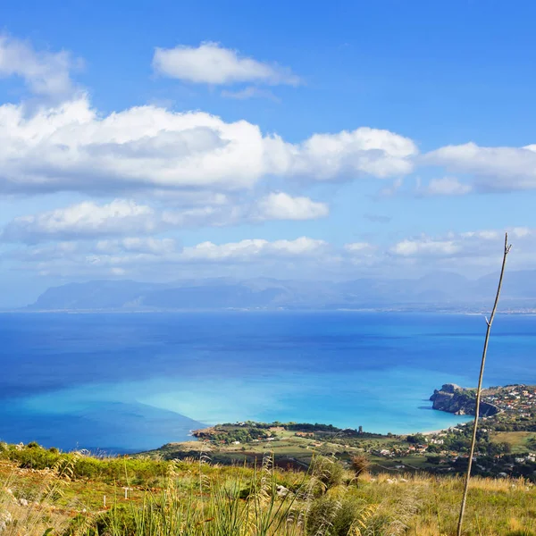 Krásný Výhled Visicari Mořské Oblasti Castellammare Del Golfo Sicílie — Stock fotografie