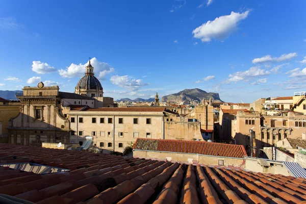 Aerial View Palermo Capital City Sicily — Stock Photo, Image