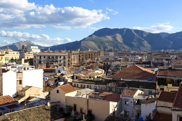 Luftaufnahme Von Palermo Der Hauptstadt Siziliens — Stockfoto