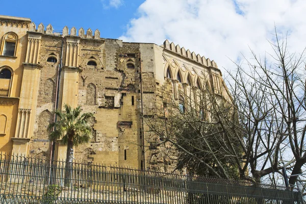 Palazzo Dei Normanni Palermo Also Called Palazzo Reale — Stock Photo, Image