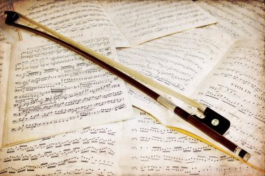 Müzik, notalar, arka plan