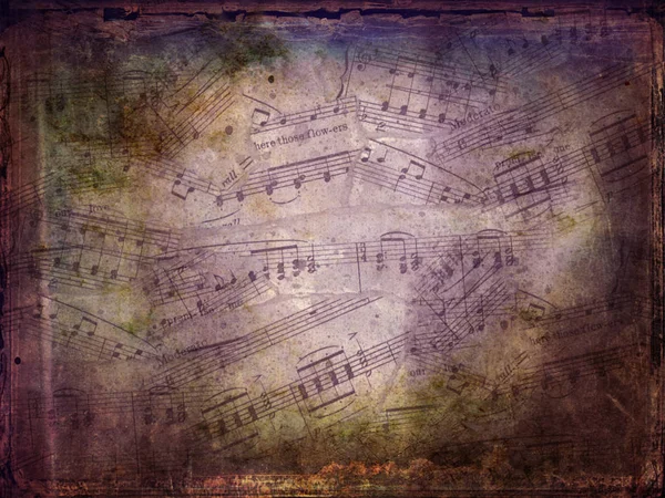 Music, sheet music, background — Stock Photo, Image