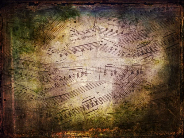 Music, sheet music, background — Stock Photo, Image