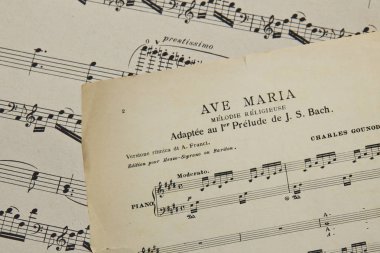 Müzik, notalar, arka plan