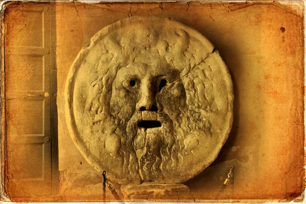 Bocca della Verita. Boca de la Verdad. Roma . — Foto de Stock