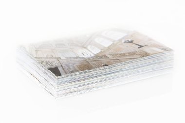 A pile of photographs 