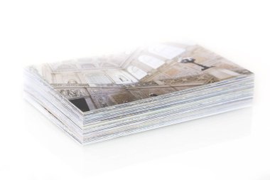 A pile of photographs 