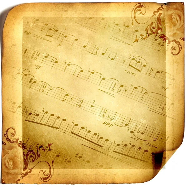 Music, sheet music, background — Stock Photo, Image