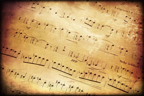 Música, partituras, fundo — Fotografia de Stock