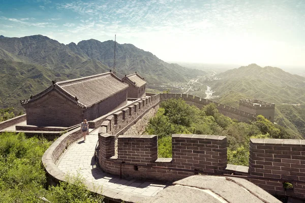 Grote muur van porselein — Stockfoto