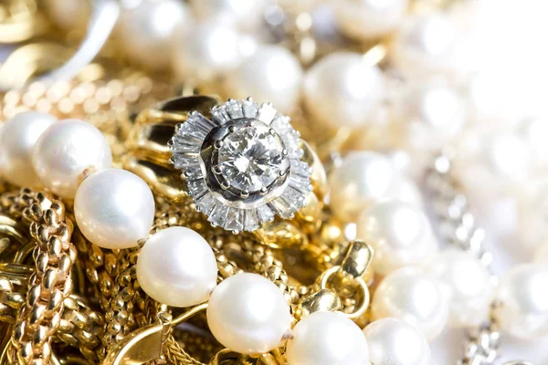 Joyas de oro — Foto de Stock