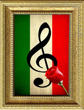 Yaldızlı bronz çerçeveli arka plan