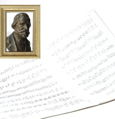 Müzik, notalar, arka plan