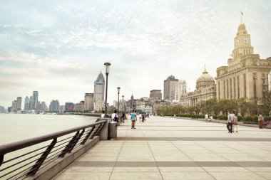 Şangay'da Bund güzel görünümü