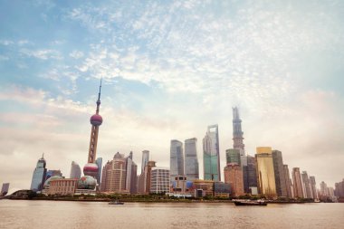 Şangay'da Bund güzel görünümü