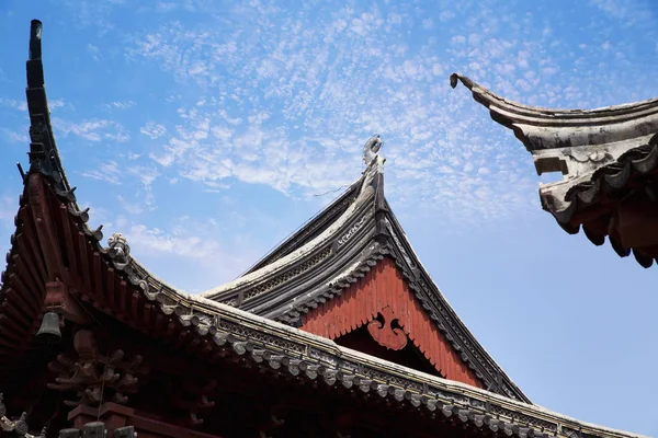 Исторический храм Конфуция в Нанкине — стоковое фото