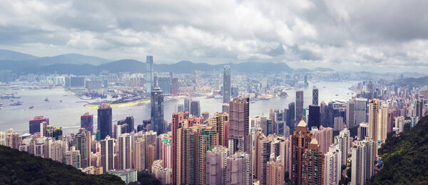 The beautiful view of Hong Hong, China