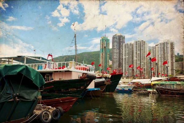 Arboud Aberdeen v Hongkongu — Stock fotografie