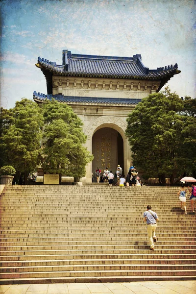 Den berömda mausoleum Sun Yat sen i Nanjing — Stockfoto