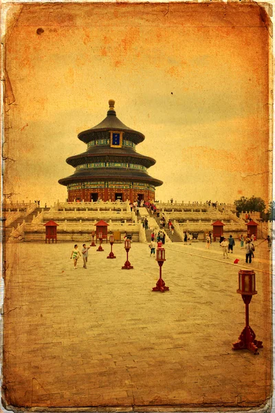 Het prachtige uitzicht op de Tempel van de Hemel in Beijing — Stockfoto