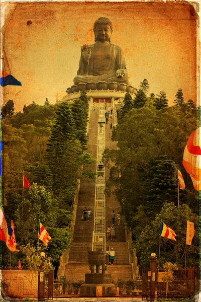 Giant buddha i hong kong, Kina — Stockfoto