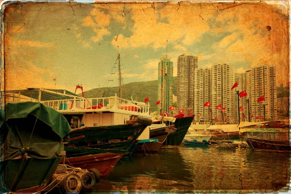 The Aberdeen arbour in Hong Kong — Stock Photo, Image