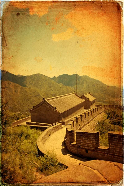 中国の万里の長城 — ストック写真