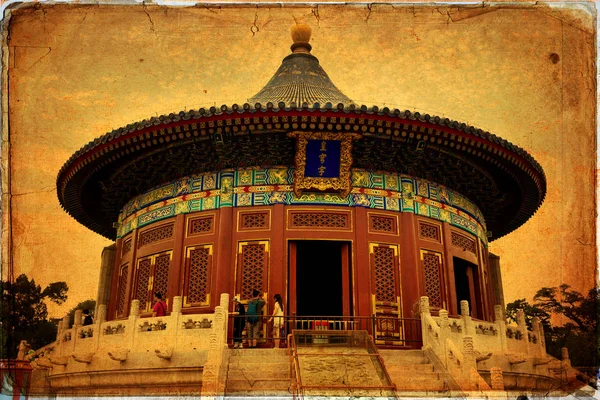 The beautiful view of the Temple of Heaven in Beijing — Stock Photo, Image